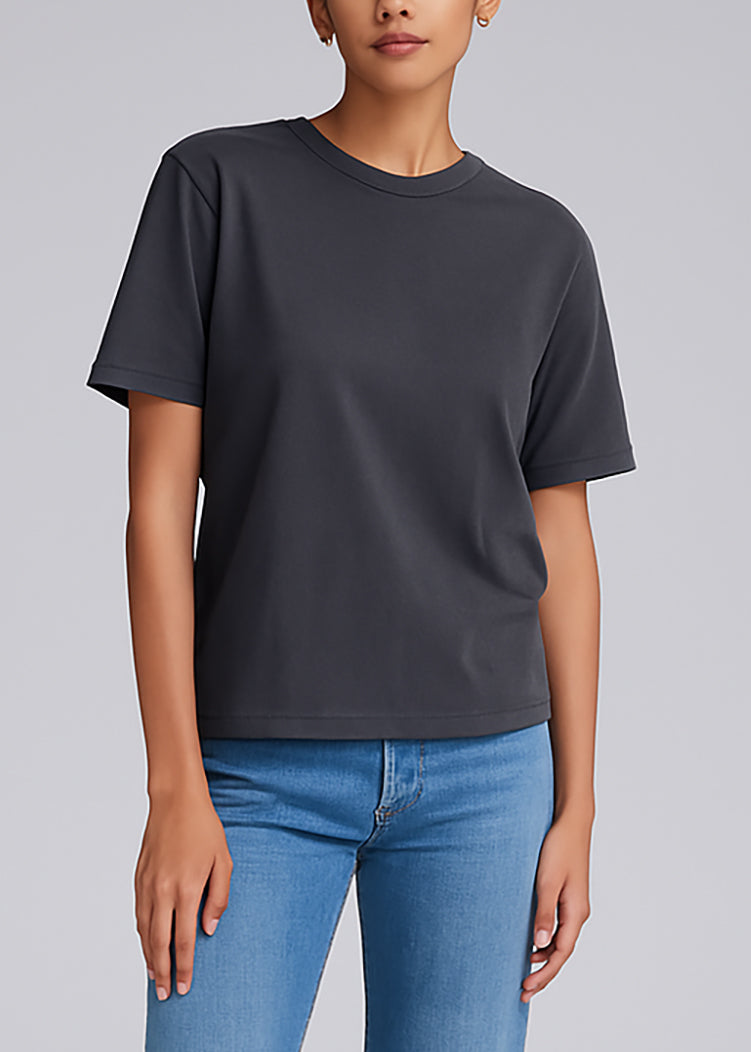 Vintage Style Black Tee