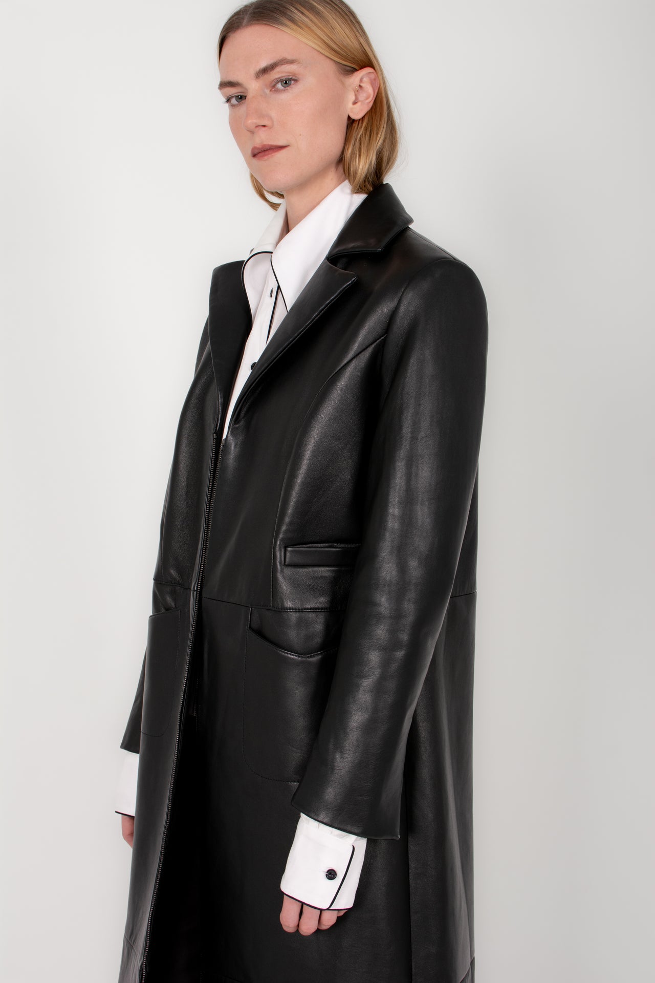 Linear Long Coat