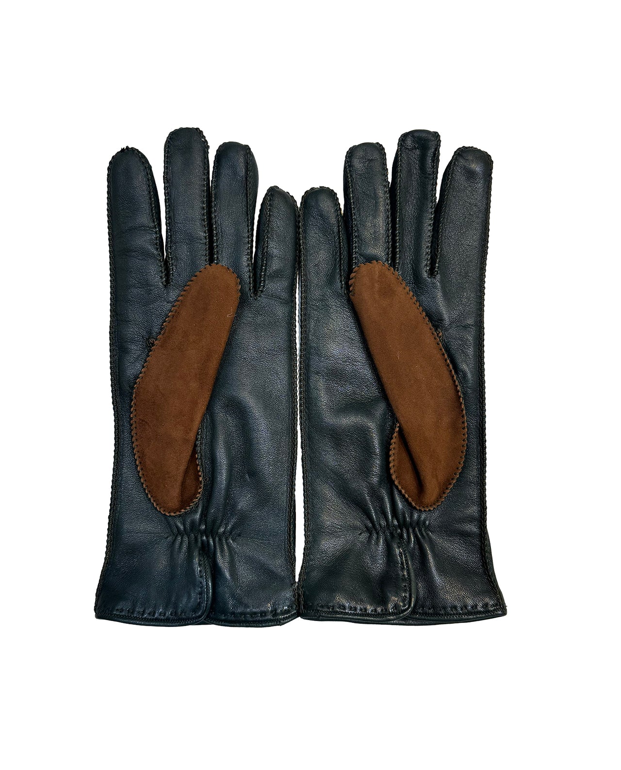 Leather Glove in Forest Green